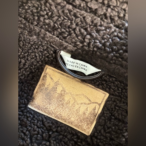 🐻 bearpaw — faux leather sherpa lined aviator jacket 🐻 - Picture 4 of 4